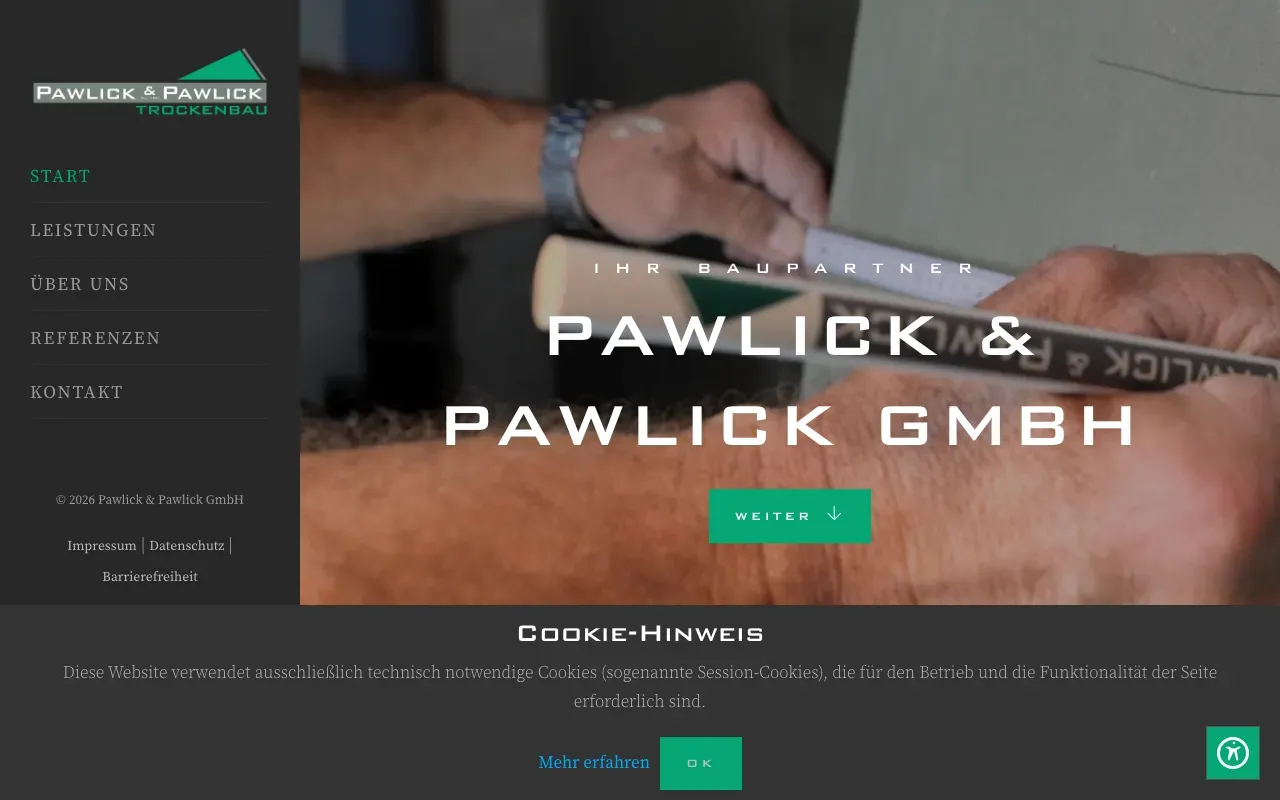 Screenshot pawlickundpawlick.de
